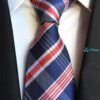 cravat xanh đỏ sọc